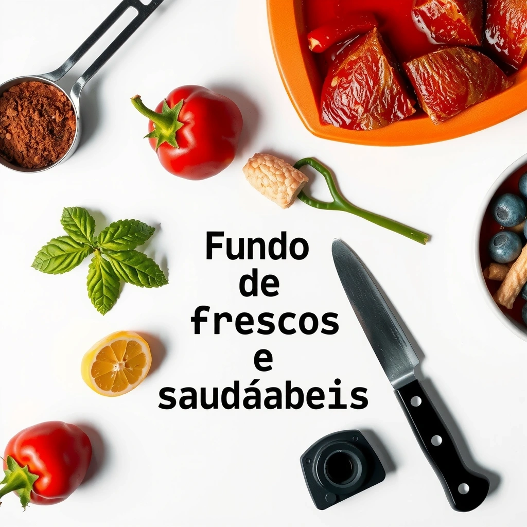 Fundo de alimentos frescos e saudáveis